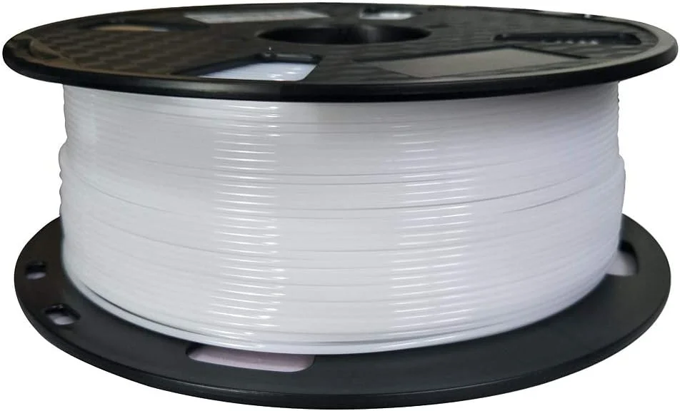فیلامنت PETG سفید CC3D مناسب پرینت آسان، قطر 1.75 میلی‌متر، 1 کیلوگرم، مناسب برای اکثر پرینترهای FDM، رنگ سفید