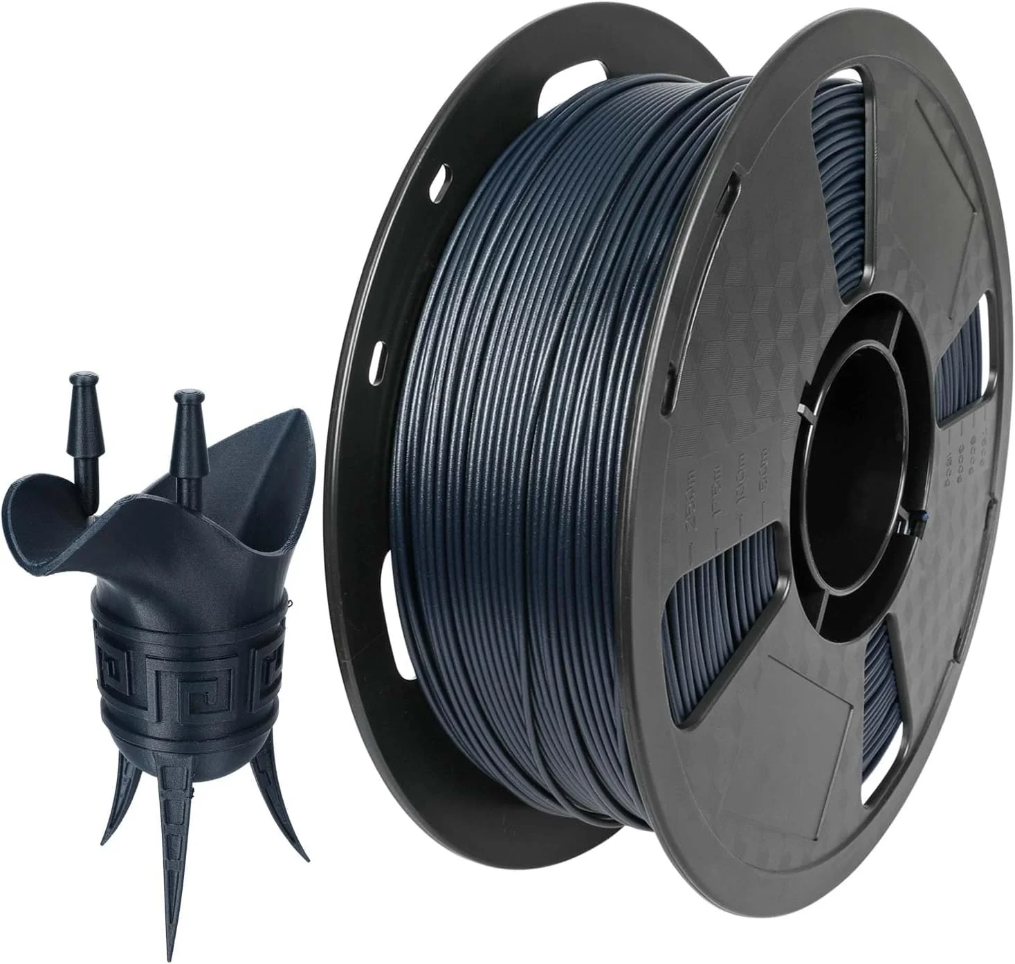 فیلامنت چاپگر سه بعدی PETG الیاف کربن CC3D آبی نیلی، فیلامنت الیاف کربن PETG 1.75 میلی متر 1 کیلوگرم (2.2 پوند)، مواد چاپ سه بعدی PETG CF آبی نیلی