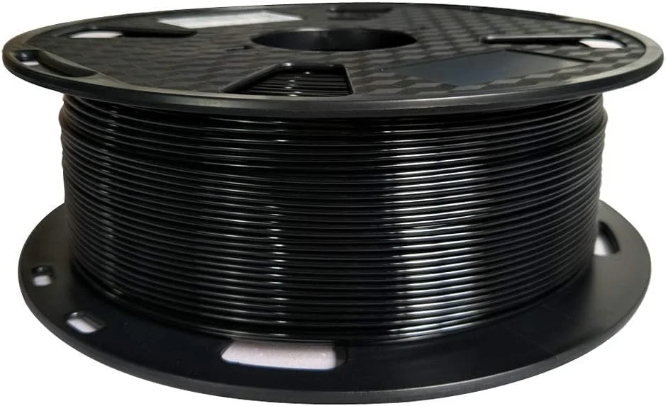 فیلامنت PETG مشکی CC3D با قابلیت چاپ آسان، 1.75 میلی متر، 1 کیلوگرم، مناسب برای اکثر پرینترهای FDM، رنگ مشکی