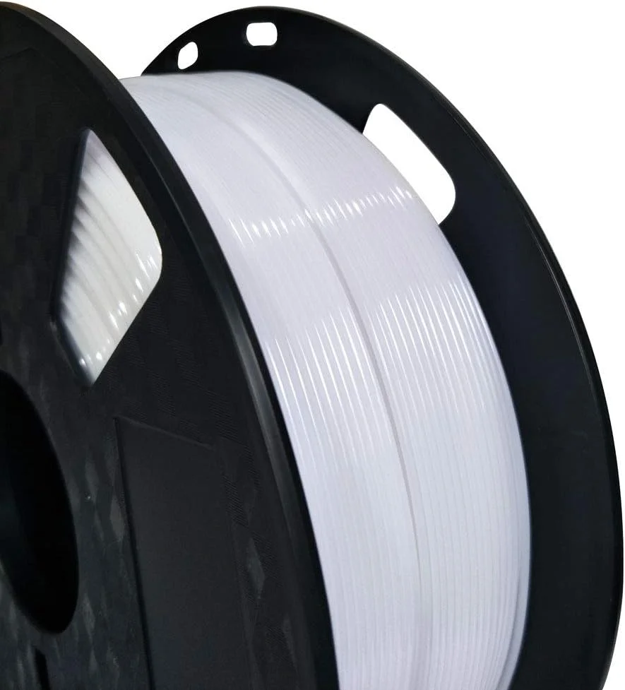 فیلامنت PETG سفید CC3D مناسب پرینت آسان، قطر 1.75 میلی‌متر، 1 کیلوگرم، مناسب برای اکثر پرینترهای FDM، رنگ سفید