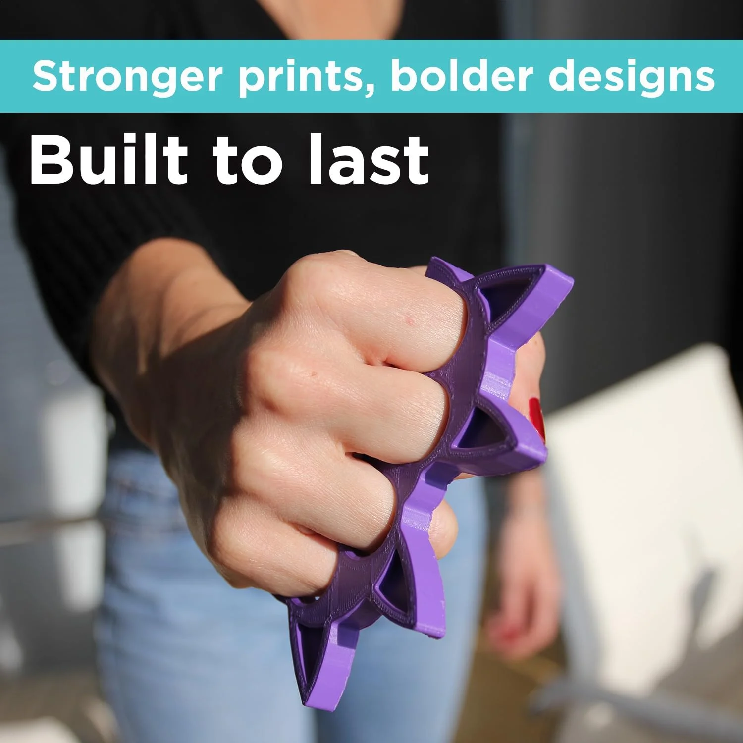 فیلامنت PLA PRO پلیمیکر 1.75mm، فیلامنت PLA بنفش سخت و با استحکام بالا 1.75mm با قرقره مقوایی 1 کیلوگرمی - فیلامنت پرینتر سه بعدی PolyLite PLA PRO 1.75mm، قابل چاپ با اکثر پرینترهای سه بعدی با استفاده از فیلامنت سه بعدی