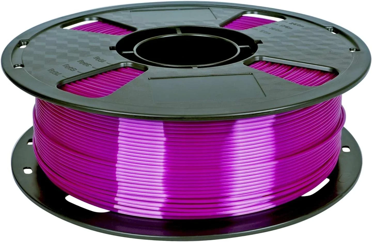 فیلامنت PLA ابریشمی رز بنفش CC3D، ۱.۷۵ میلی‌متر، ۱ کیلوگرم، فیلامنت چاپ سه بعدی، PLA ابریشمی رنگ رز، PLA متالیک براق، متریال پرینتر سه بعدی رز، فیلامنت پرینتر سه بعدی FDM رنگ رز