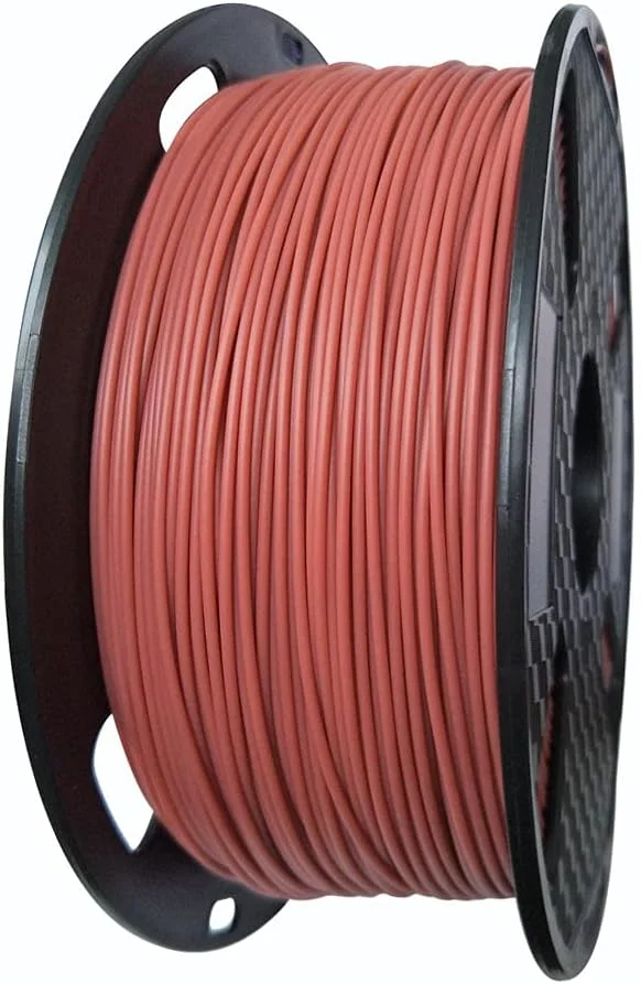 فیلامنت PLA MAX قرمز آجری CC3D، 1.75 میلی متر، 1 کیلوگرم، قرقره فیلامنت پرینتر سه بعدی، متریال چاپ سه بعدی، رنگ قرمز قهوه ای قوی تر