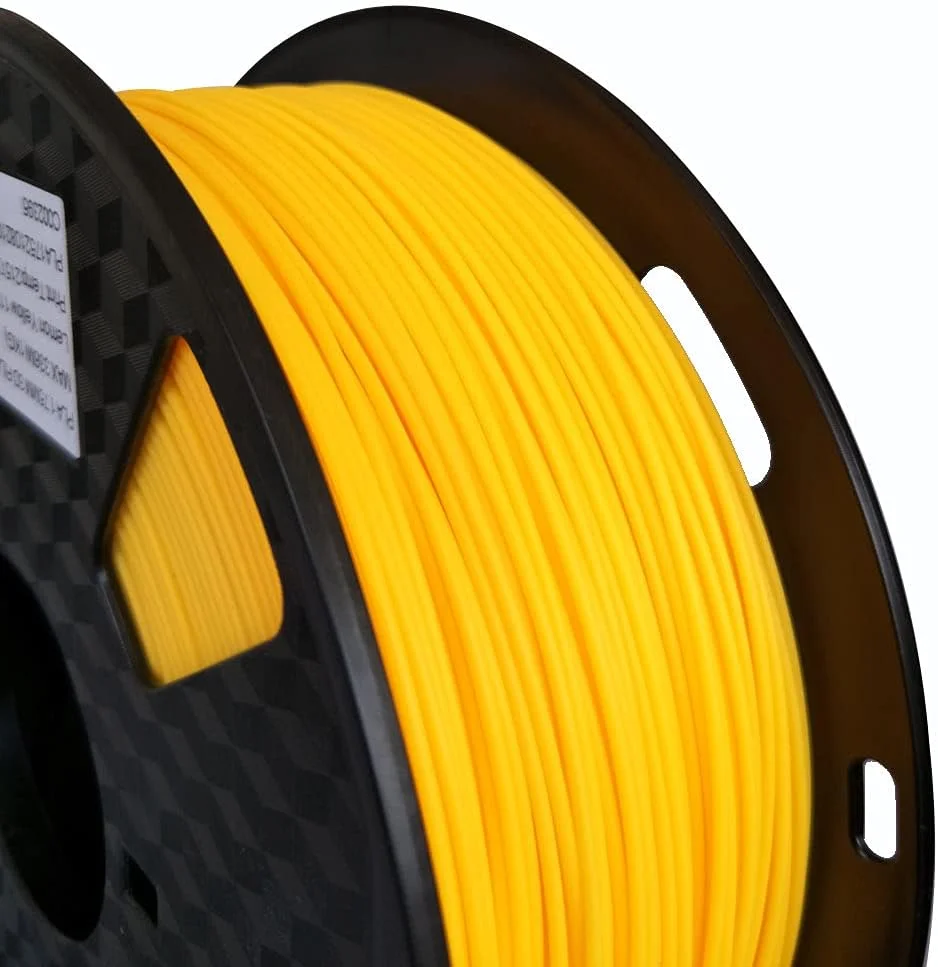 فیلامنت PLA زرد لیمویی CC3D، فیلامنت پرینتر سه بعدی 1.75 میلی متری، اسپول 1 کیلوگرمی (2.2 پوند)، مواد پرینت سه بعدی، قوی تر از PLA معمولی، فیلامنت PLA Max رنگ زرد