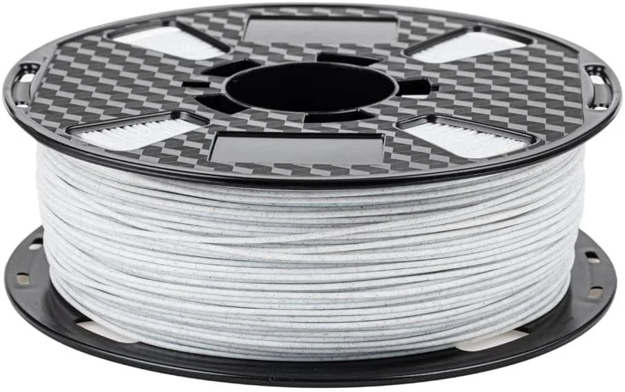 فیلامنت پرینتر سه بعدی CC3D PLA Max PLA + Marble PLA با قطر 1.75 میلی متر، وزن 1 کیلوگرم (2.2 پوند)، مواد چاپ سه بعدی، قوی تر از فیلامنت معمولی PLA Pro Plus Marble PLA
