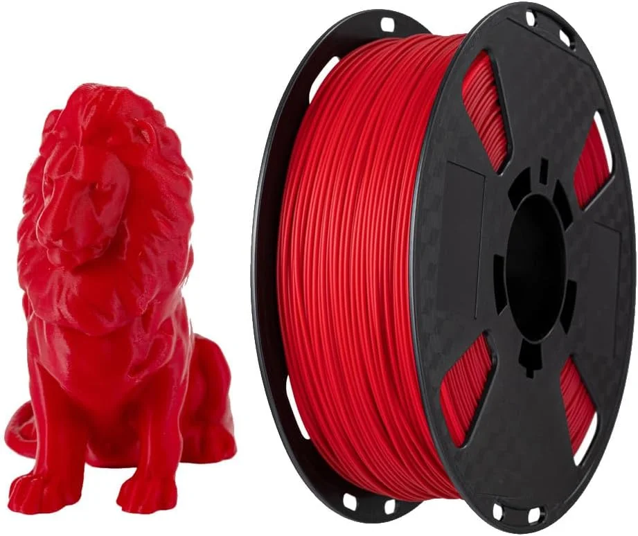فیلامنت PLA قرمز آلبالویی CC3D Max، ۱.۷۵ میلی‌متر، ۱ کیلوگرم، مواد چاپ سه بعدی، رنگ قرمز PLA