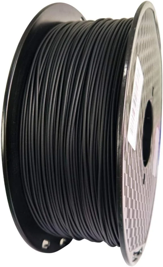 فیلامنت PLA Max + مشکی CC3D، فیلامنت پرینتر سه بعدی 1.75 میلی متر، 1 کیلوگرم، 2.2 پوند، متریال پرینت سه بعدی، اسید پلی لاکتیک مشکی رنگ با استحکام بیشتر