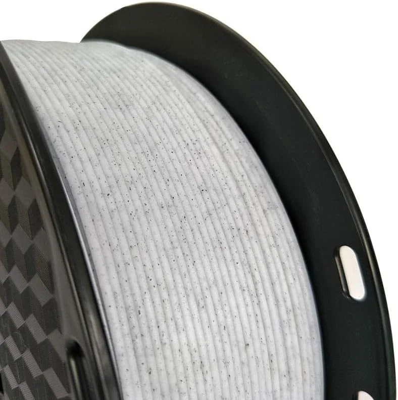 فیلامنت PETG طرح سنگ مرمر CC3D، قطر 1.75 میلی‌متر، 1 کیلوگرم، مناسب برای اکثر پرینترهای سه بعدی FDM، رنگ سنگی
