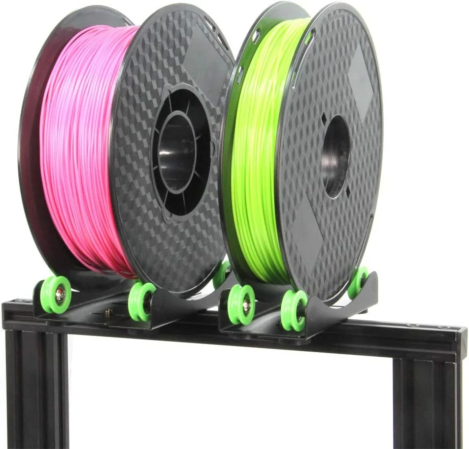دو عدد نگهدارنده فیلامنت پرینتر سه بعدی، پایه قفسه قابل تنظیم جهانی برای PLA/ABS/Nylon/Wood/TPU/سایر مواد پرینت سه بعدی دو عدد نگهدارنده فیلامنت پرینتر سه بعدی، پایه قفسه قابل تنظیم جهانی برای PLA/ABS/Nylon/Wood/TPU/سایر مواد پرینت سه بعدی