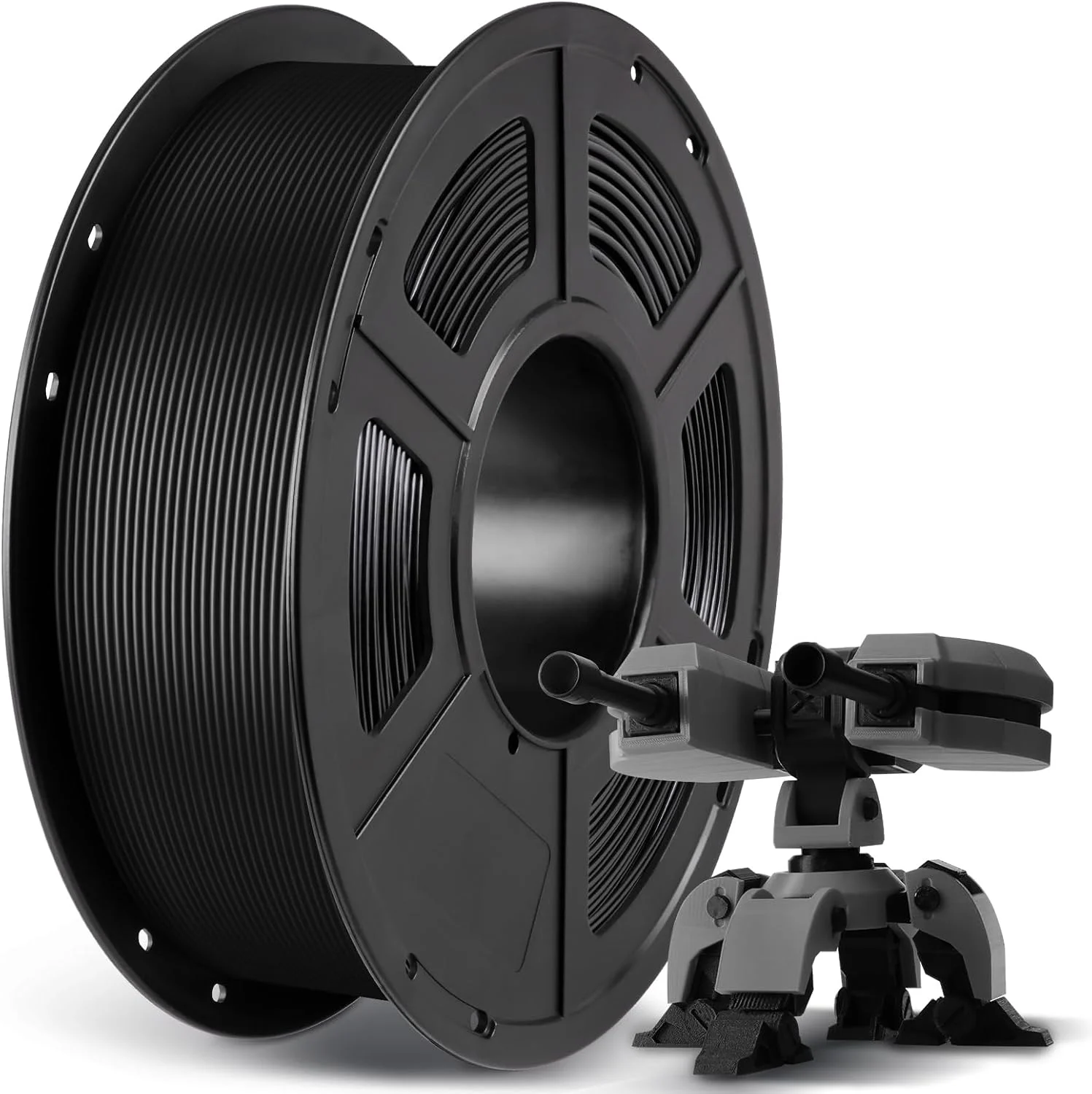 فیلامنت PLA پلاس ANYCUBIC، 1.75 میلی متر، فیلامنت پرینتر سه بعدی PLA+، مواد پرینت سه بعدی 1 کیلوگرم، مشکی