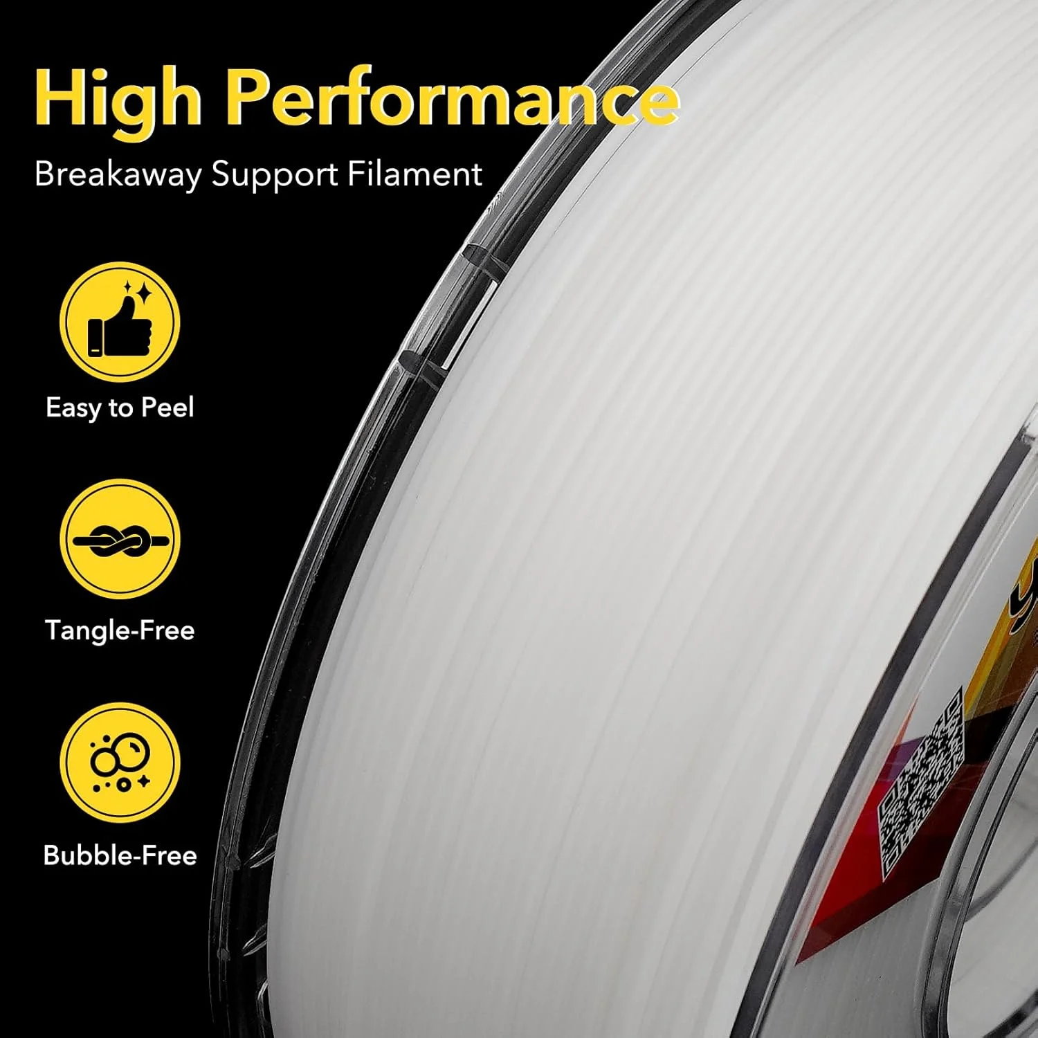 فیلامنت پشتیبان جداشدنی، مواد پشتیبان چاپ سه بعدی با قابلیت جدا شدن آسان برای ABS، PETG، نایلون، PPS، پشتیبانی از مواد فنی با دمای بالا