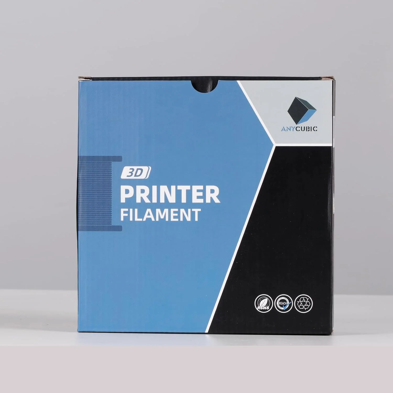 فیلامنت PLA پلاس ANYCUBIC، 1.75 میلی متر، فیلامنت پرینتر سه بعدی PLA+، مواد پرینت سه بعدی 1 کیلوگرم، مشکی