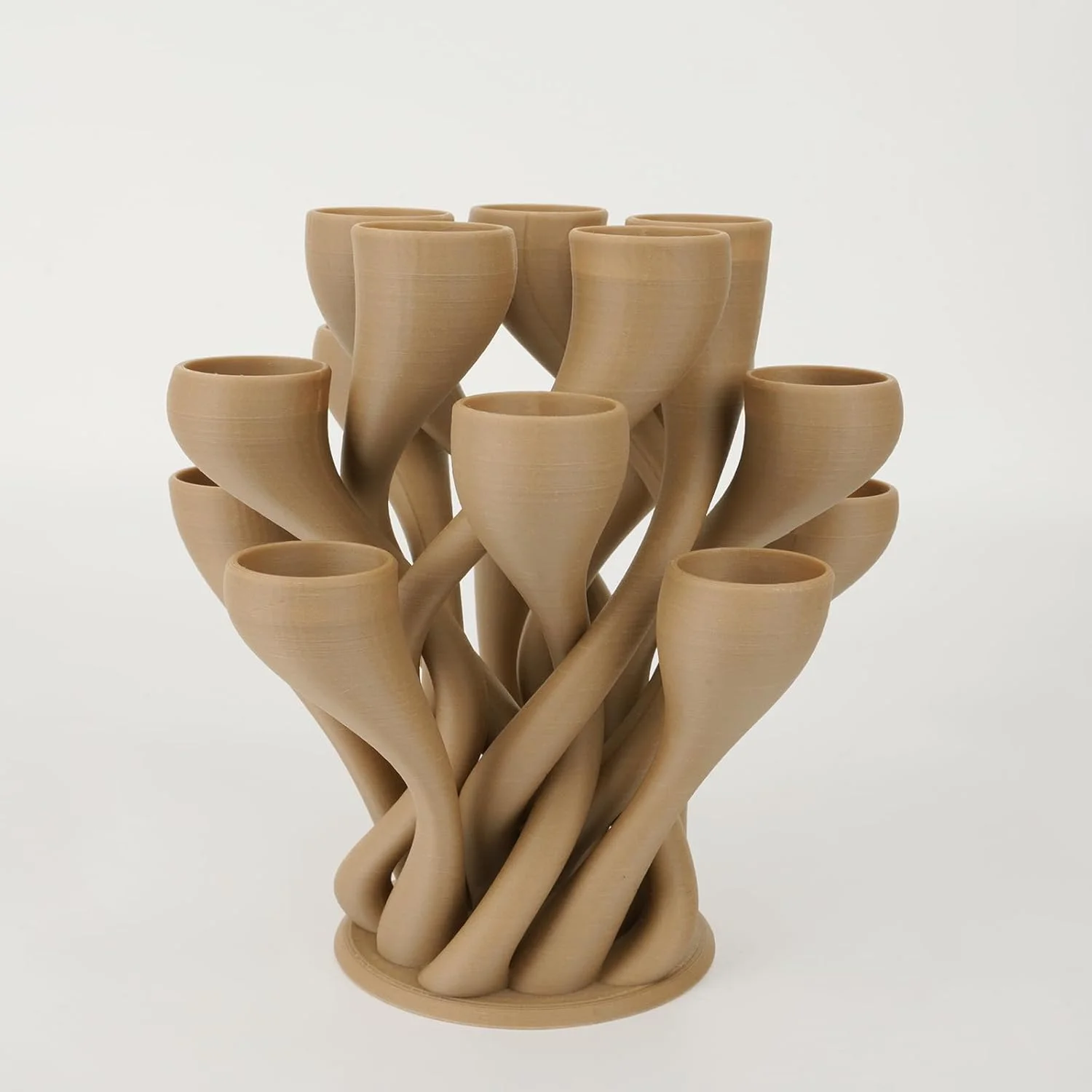 فیلامنت پرینتر سه بعدی چوب بامبو AMOLEN، فیلامنت PLA 1.75 میلی متر با 20% فیبر بامبو واقعی، 1 کیلوگرم