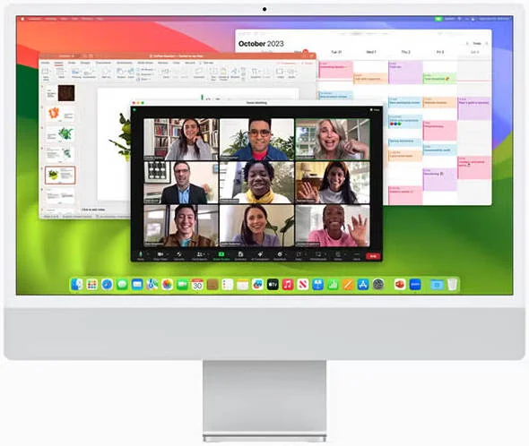 آیمک ۲۴ اینچی اپل M3 8C/8C رم ۸ گیگابایت ۲۵۶ گیگابایت نقرهای MQR93 - نسخه بینالمللی آیمک ۲۴ اینچی اپل M3 8C/8C رم ۸ گیگابایت ۲۵۶ گیگابایت نقرهای MQR93 - نسخه بینالمللی