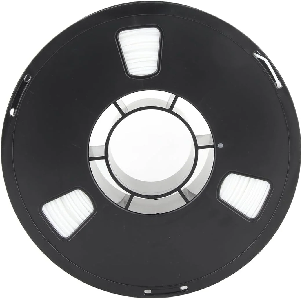 فیلامنت PETG 1.75 میلی‌متری Cryfokt با اثر چاپی خوب برای پروژه‌ها، مناسب برای هنرمندان و طراحان (سفید)