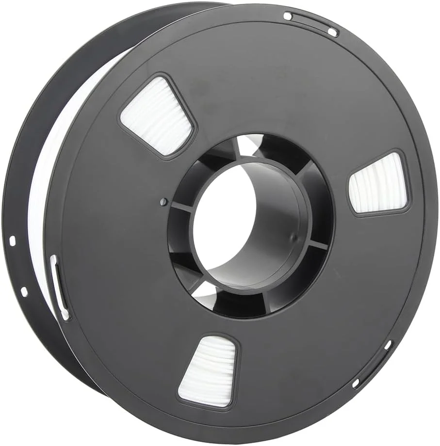 فیلامنت PETG 1.75 میلی‌متری Cryfokt با اثر چاپی خوب برای پروژه‌ها، مناسب برای هنرمندان و طراحان (سفید)