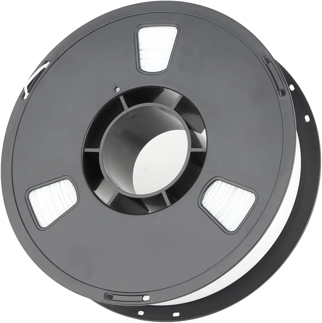 فیلامنت PETG 1.75 میلی‌متری Cryfokt با اثر چاپی خوب برای پروژه‌ها، مناسب برای هنرمندان و طراحان (سفید)