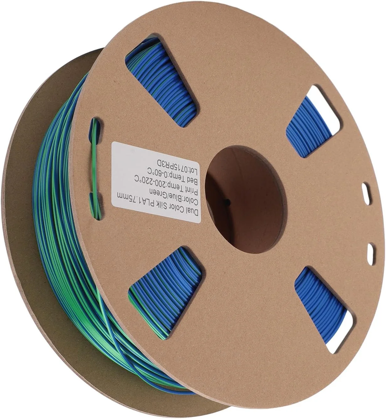 فیلامنت پرینتر سه بعدی PLA ممتاز Jiawu، دو رنگ، ابریشمی، سبز، آبی، 1.75 میلی متر، وزن خالص 1 کیلوگرم، چاپ پایدار، صنایع دستی هنری، لوازم استودیو خانگی فیلامنت پرینتر سه بعدی PLA ممتاز Jiawu، دو رنگ، ابریشمی، سبز، آبی، 1.75 میلی متر، وزن خالص 1 کیلوگرم، چاپ پایدار، صنایع دستی هنری، لوازم استودیو خانگی