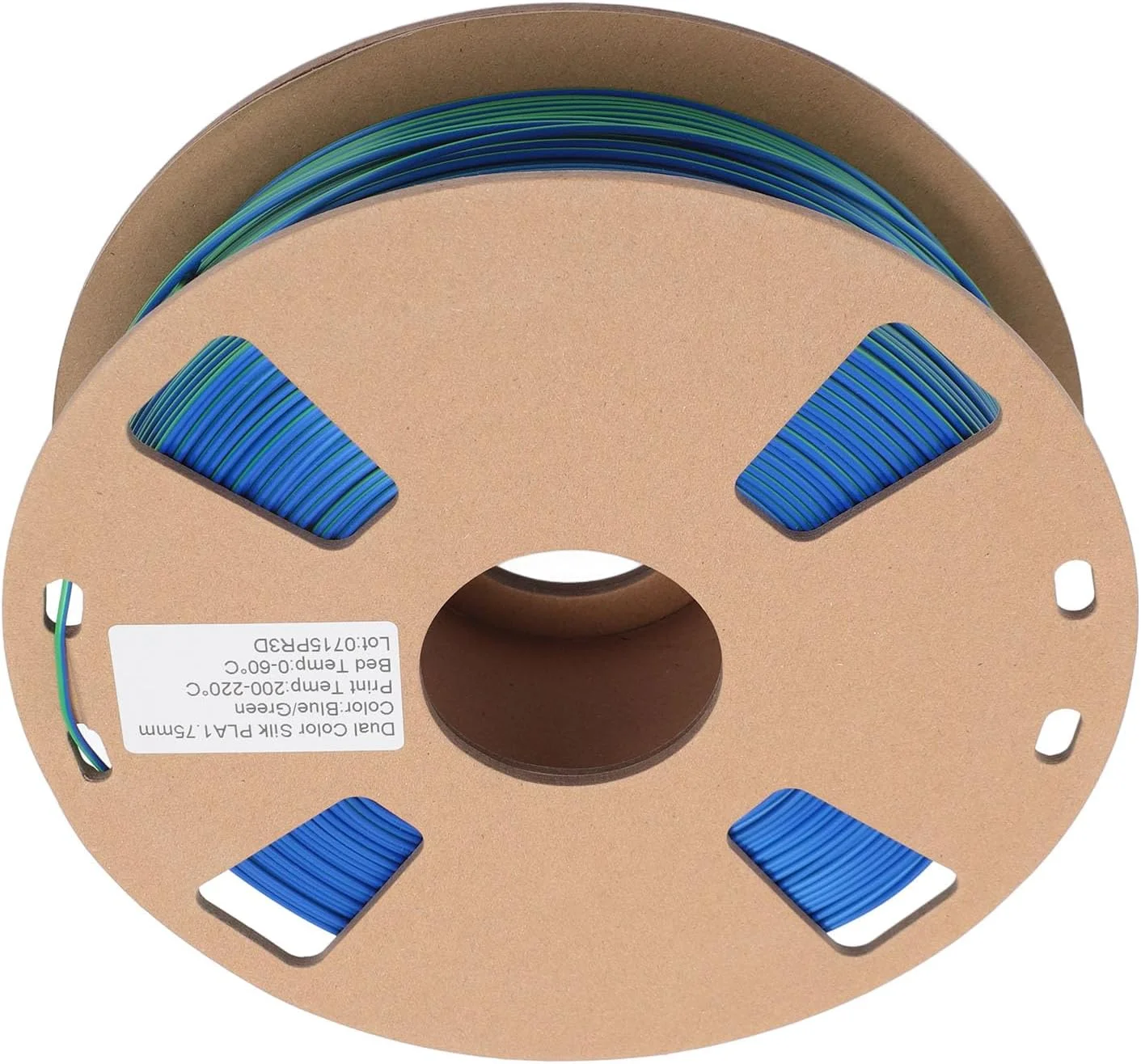 فیلامنت پرینتر سه بعدی PLA ممتاز Jiawu، دو رنگ، ابریشمی، سبز، آبی، 1.75 میلی متر، وزن خالص 1 کیلوگرم، چاپ پایدار، صنایع دستی هنری، لوازم استودیو خانگی فیلامنت پرینتر سه بعدی PLA ممتاز Jiawu، دو رنگ، ابریشمی، سبز، آبی، 1.75 میلی متر، وزن خالص 1 کیلوگرم، چاپ پایدار، صنایع دستی هنری، لوازم استودیو خانگی