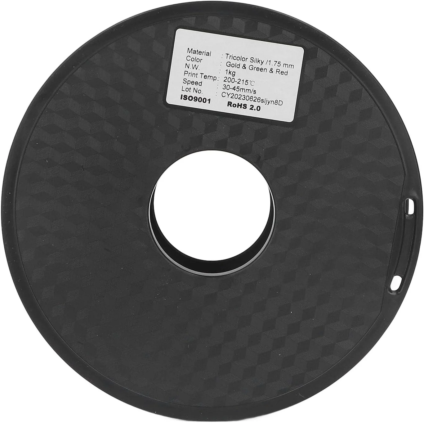 فیلامنت پرینتر سه بعدی سه رنگی PLA با الگوی قرمز و سبز 15 میلیمتری فیلامنت پرینتر سه بعدی سه رنگی PLA با الگوی قرمز و سبز 15 میلیمتری