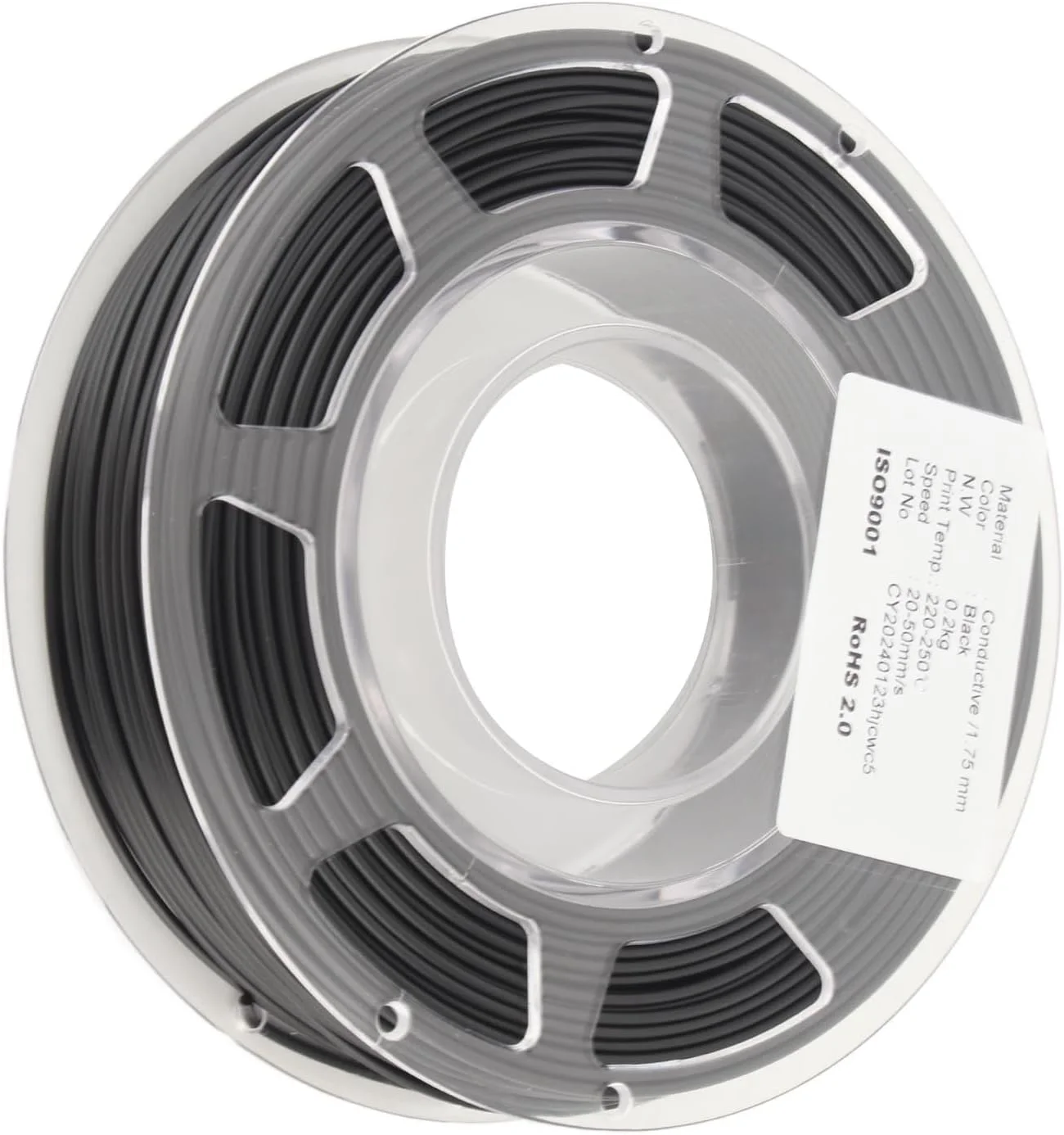 فیلامنت رسانای PLA جایگزین 1.75 میلی‌متری، مواد مصرفی چاپ، لوازم جانبی پرینتر سه بعدی 20-50 میلی‌متر بر ثانیه