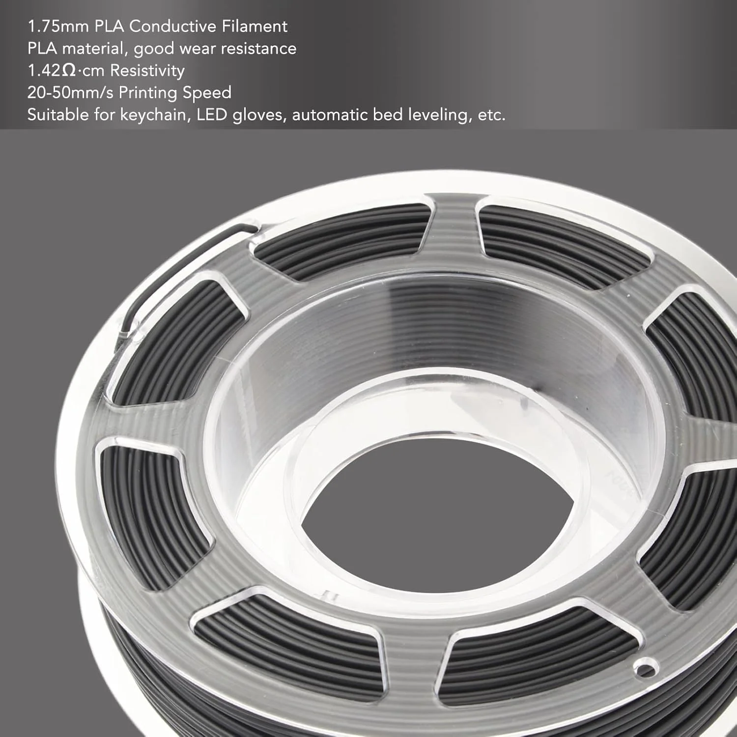 فیلامنت رسانای PLA جایگزین 1.75 میلیمتری، مواد مصرفی چاپ، لوازم جانبی پرینتر سه بعدی 20-50 میلیمتر بر ثانیه فیلامنت رسانای PLA جایگزین 1.75 میلیمتری، مواد مصرفی چاپ، لوازم جانبی پرینتر سه بعدی 20-50 میلیمتر بر ثانیه