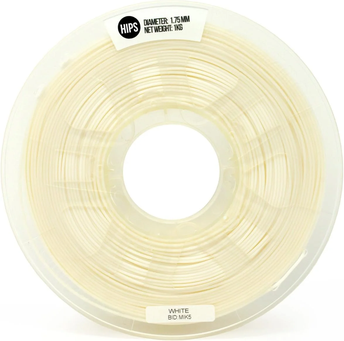 فیلامنت HIPS سفید 1.75 میلی متری Gizmo Dorks، 1 کیلوگرم / 2.2 پوند، برای پرینترهای سه بعدی