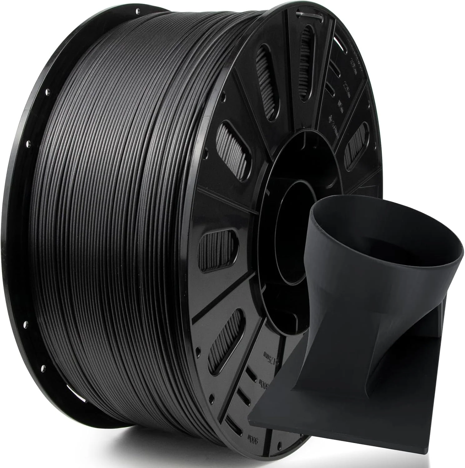 فیلامنت ASA حاوی فیبر کربن IEMAI، قطر 1.75 میلی‌متر، مقاوم در برابر اشعه UV، آب و هوا و حرارت، فیلامنت پرینتر سه بعدی با استحکام و مقاومت بالا در برابر ضربه برای قطعات کاربردی فضای باز، مشکی، رول 1 کیلوگرمی