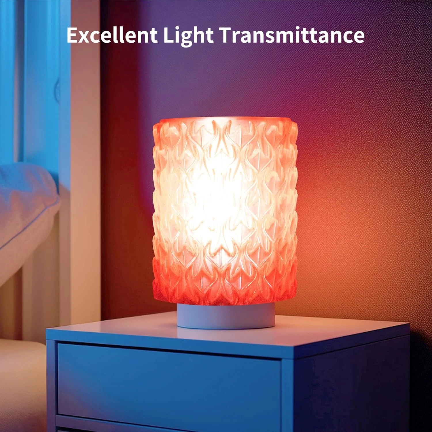 فیلامنت PLA شفاف IEMAI 1.75mm، قرمز کریستالی، با استحکام و پیچیده شده منظم، حداکثر سرعت چاپ 600mm/s، فیلامنت پرینتر سه بعدی 1 کیلوگرمی برای دکوراسیون هنری و منزل