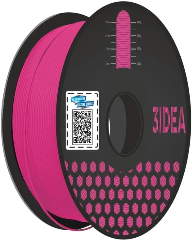 فیلامنت PLA+ پرینت سه بعدی 3IDEA مدل Imagine Create Print (صورتی)، 1 کیلوگرم