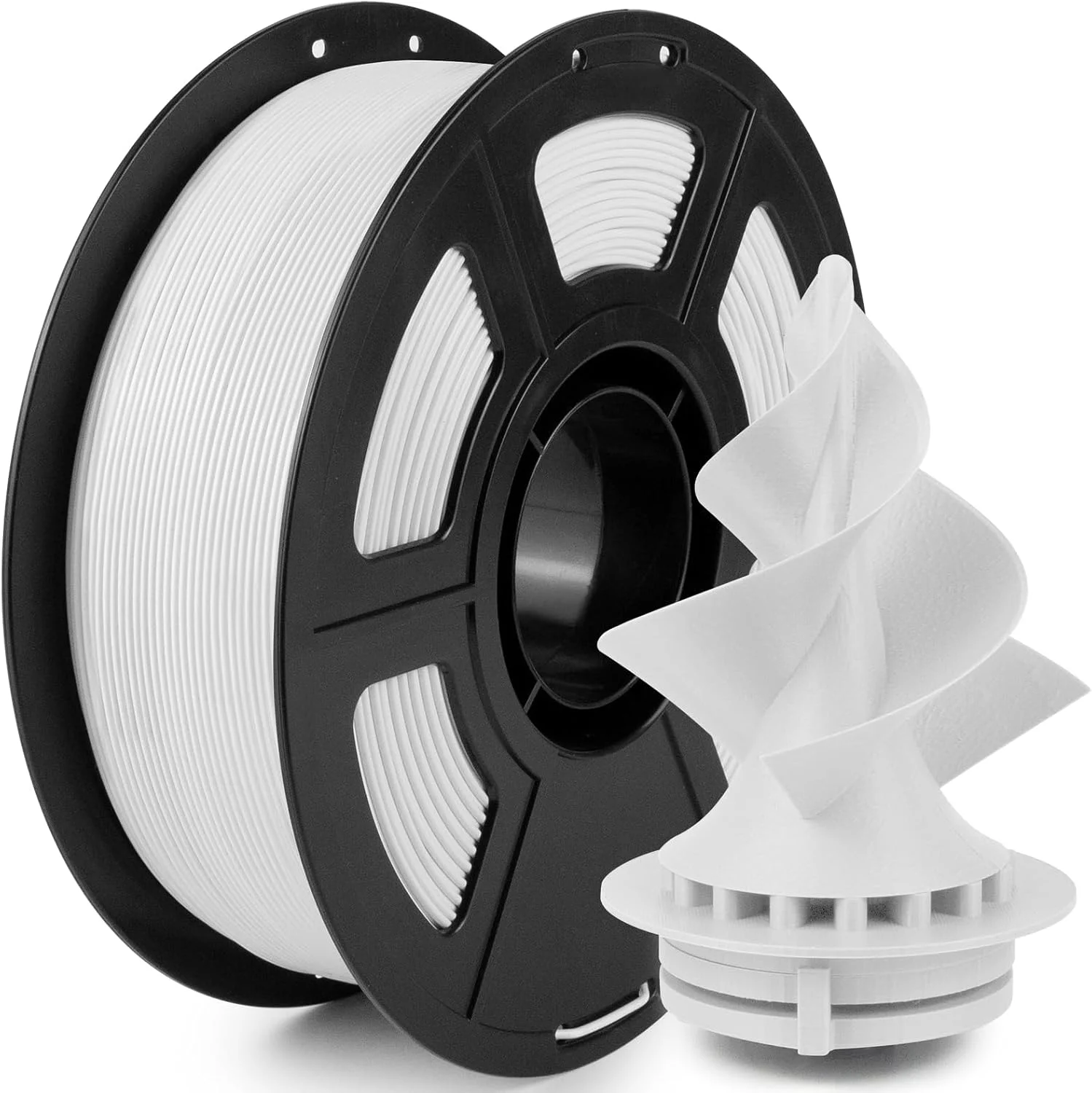 فیلامنت ASA سفید iSANMATE، 1.75 میلی‌متر، فیلامنت ممتاز ضد اشعه UV و مقاوم در برابر آب و هوا برای چاپگر سه بعدی فضای باز، دقت ابعادی +/- 0.02 میلی‌متر، 1 کیلوگرم فیلامنت چاپ سه بعدی برای چاپگرهای سه بعدی