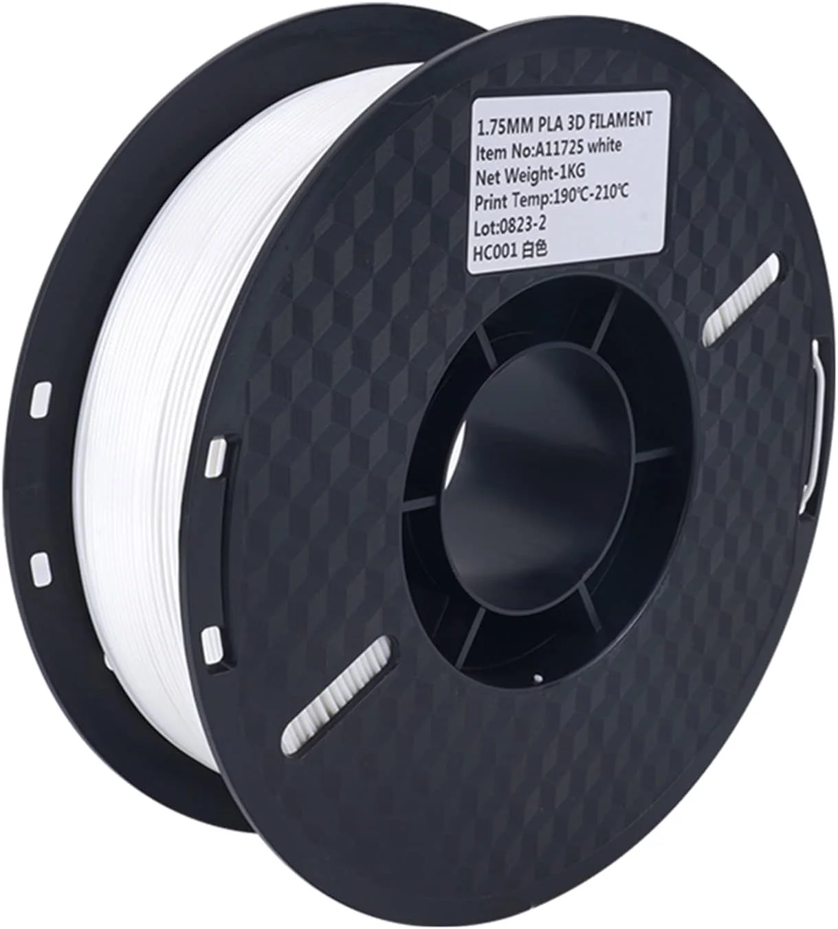 مواد اولیه چاپ سه بعدی Irovami، فیلامنت PLA پرینتر سه بعدی 1 کیلوگرم 1.75 میلی متر، مواد چاپ سه بعدی پلاستیکی سازگار با محیط زیست با دقت ابعادی +/- 0.02 میلی متر، 1 رول استاندارد