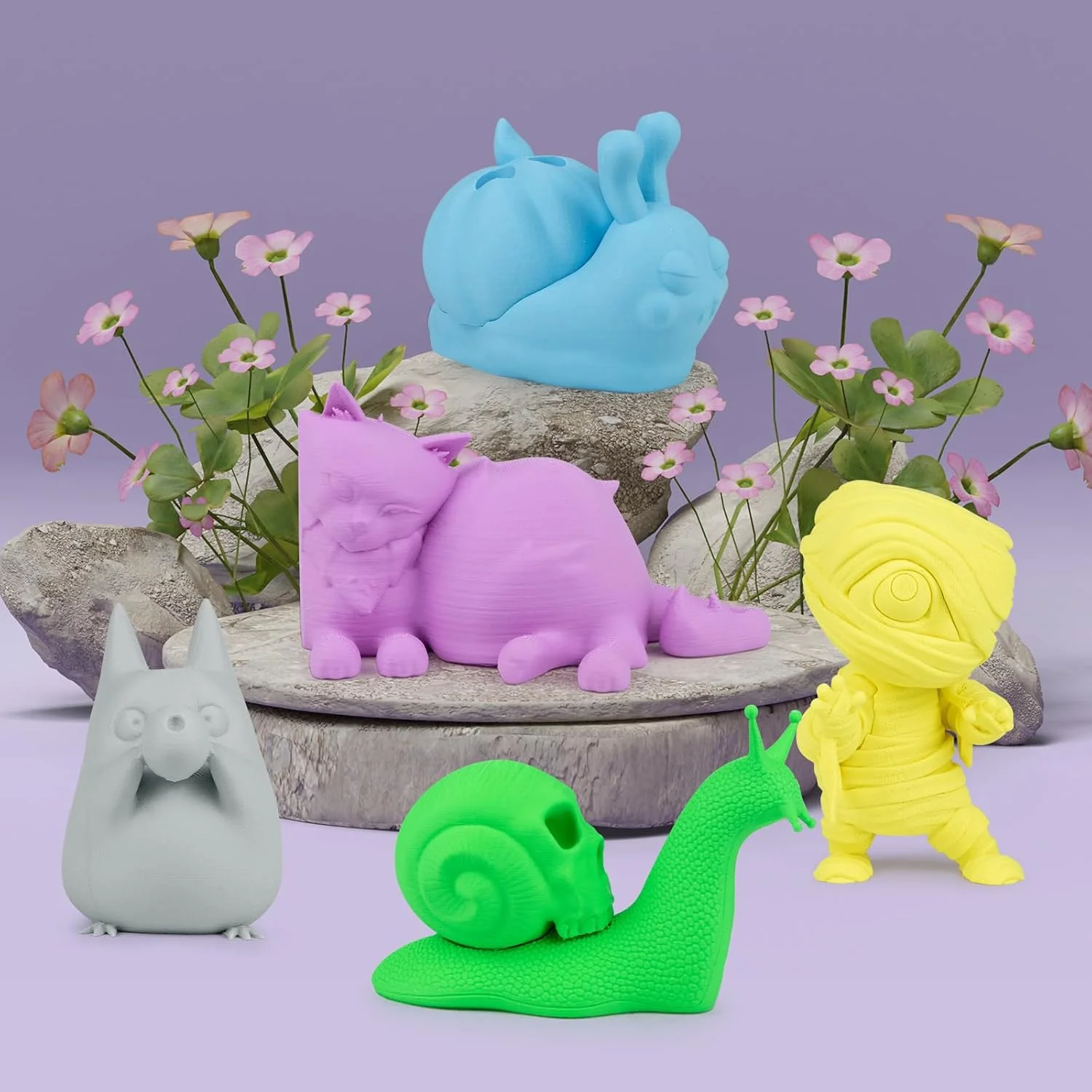 فیلامنت چاپگر سه بعدی PLA+ مات سرعت بالا iSANMATE، فیلامنت PLA+ خاکستری مات 1.75 میلی‌متری طراحی شده برای سرعت بالا 30-600 میلی‌متر بر ثانیه، PLA با سرعت چاپ سریع، دقت ابعادی ±0.02 میلی‌متر، اسپول 1 کیلوگرمی