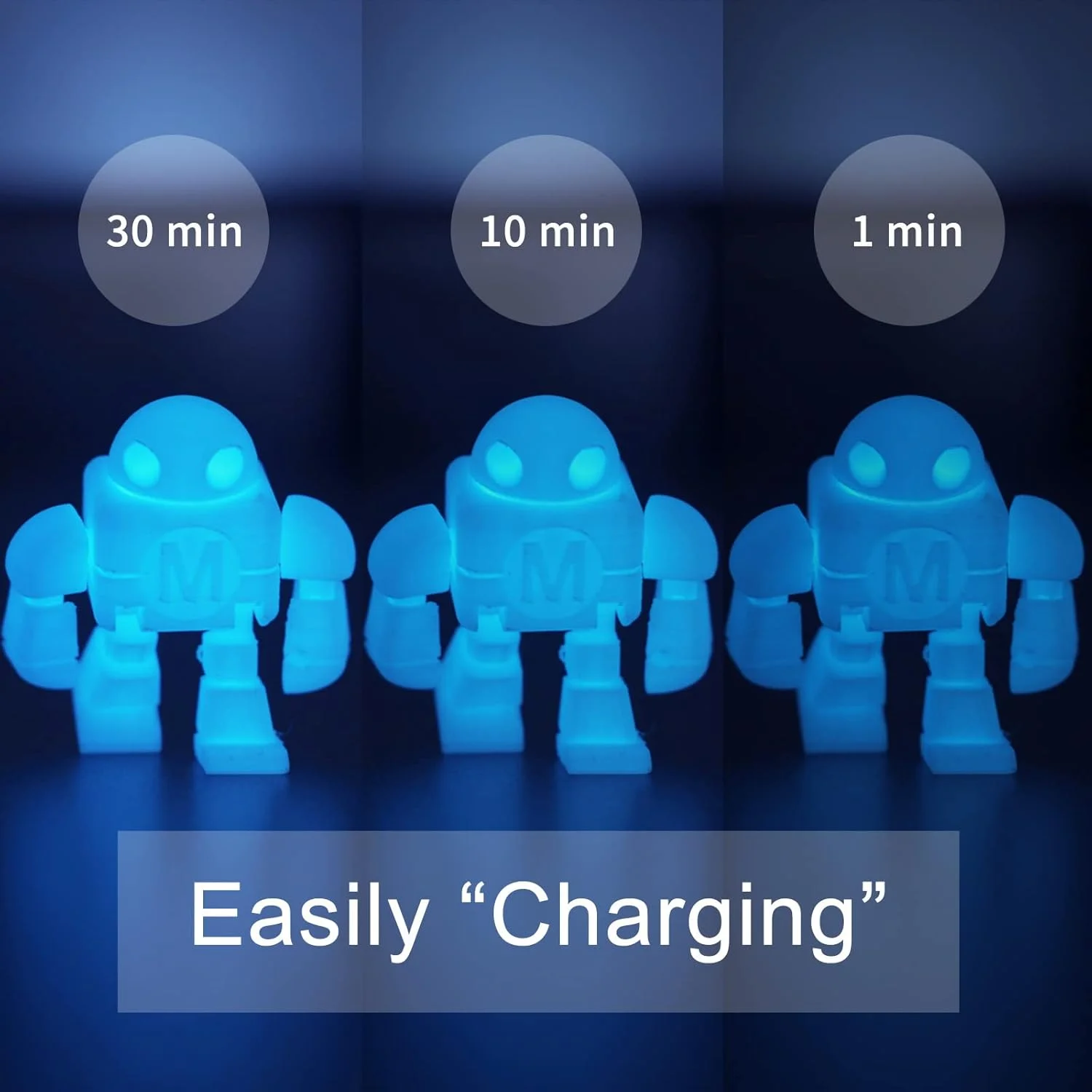 فیلامنت پرینتر سه بعدی iSANMATE، فیلامنت PLA شب تاب آبی، فیلامنت چاپ سه بعدی 1.75 میلی متری، دقت ابعادی +/- 0.03 میلی متر، 1 کیلوگرم