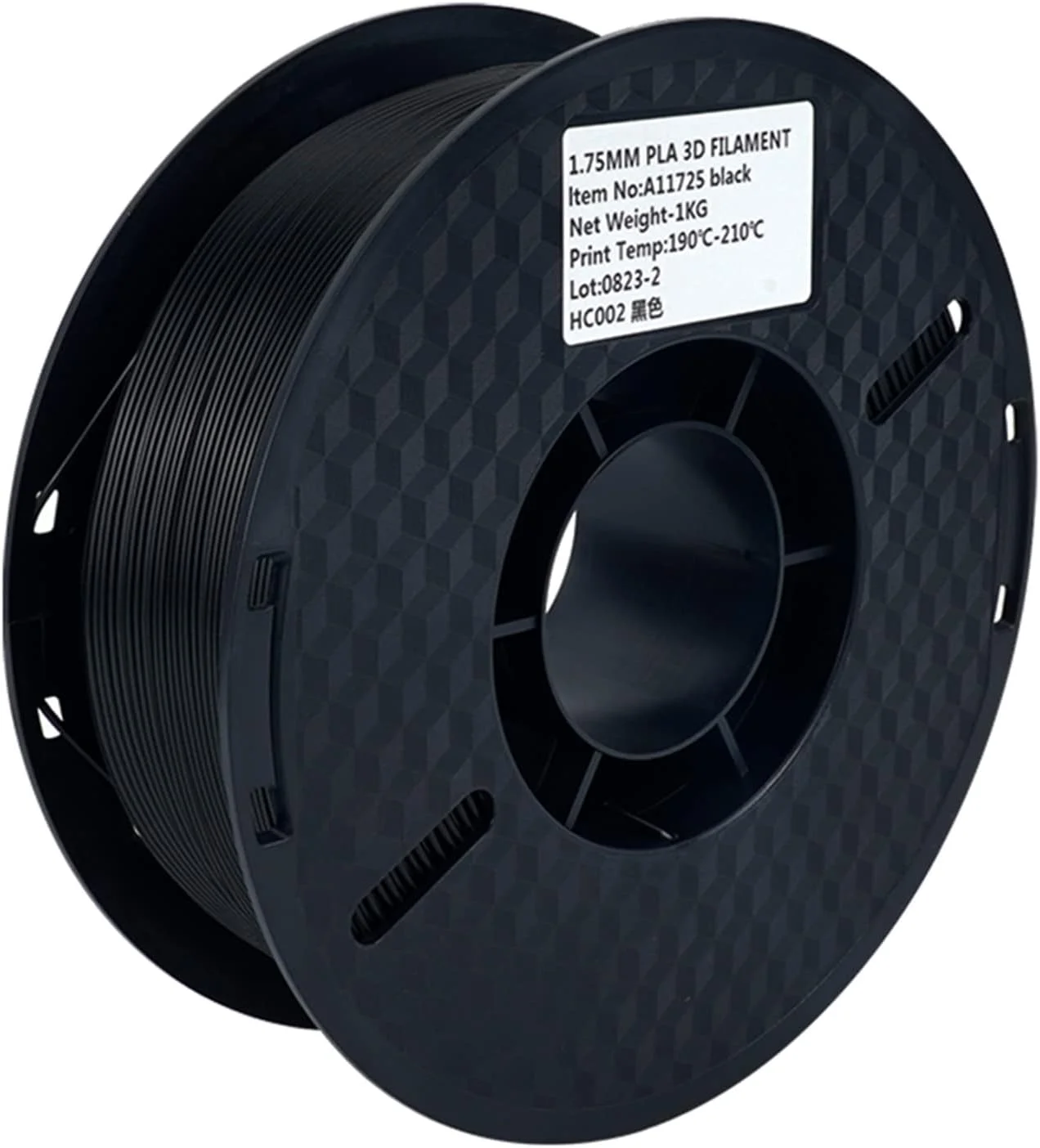 فیلامنت پرینتر سه بعدی PLA عمومی 1 کیلوگرم 1.75 میلی متر، مواد چاپ سه بعدی پلاستیکی تجزیه پذیر سازگار با محیط زیست، دقت ابعادی -0.02 میلی متر، 1 رول استاندارد