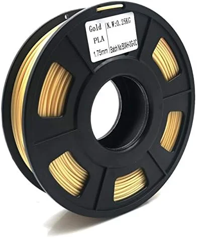 فیلامنت PLA پرینتر سه بعدی نئوچی، 1.75 میلی متر، دقت ابعادی +/- 0.03mm، 0.25 کیلوگرم، مواد چاپ سه بعدی برای پرینتر سه بعدی RepRap (اندازه: سبز) (اندازه: طلایی)