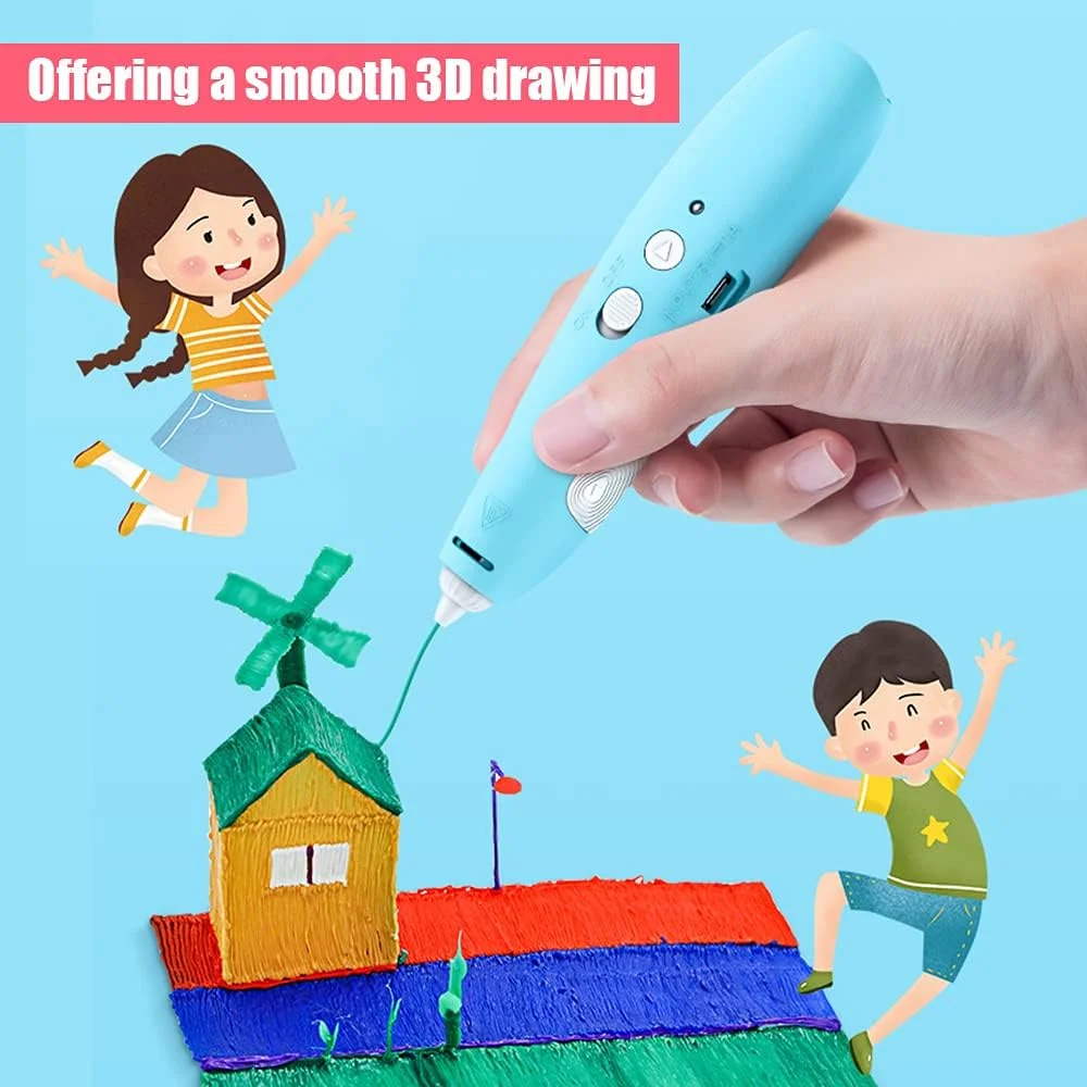 فیلامنت های قلم سه بعدی Pepisky، 8 رنگ، 1.75 میلی متر PCL، هر رنگ 5 متر، لوازم جانبی قلم چاپ سه بعدی