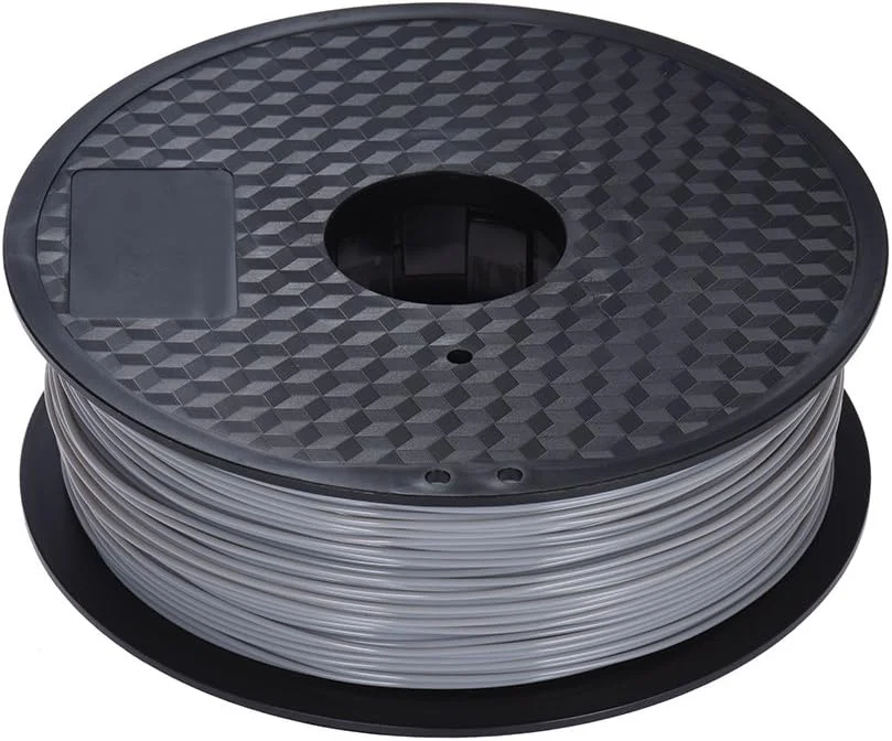فیلامنت PLA با رنگ اختیاری، 1 کیلوگرم در هر رول، 1.75 میلی متر برای پرینتر سه بعدی MakerBot Anet RepRap - خاکستری
