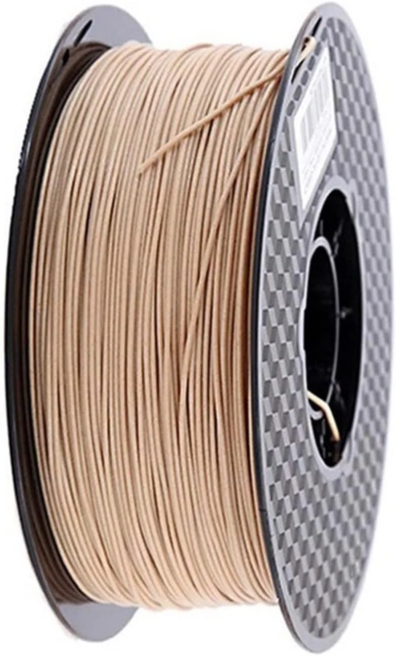 فیلامنت پرینتر سه بعدی PLA 1.75mm رنگ چوب مرمری، مواد چاپ سه بعدی 1 کیلوگرم فیلامنت پلاستیکی (رنگ: چوب)