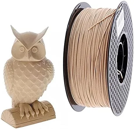 فیلامنت پرینتر سه بعدی PLA 1.75mm رنگ چوب مرمری، مواد چاپ سه بعدی 1 کیلوگرم فیلامنت پلاستیکی (رنگ: مرمری)
