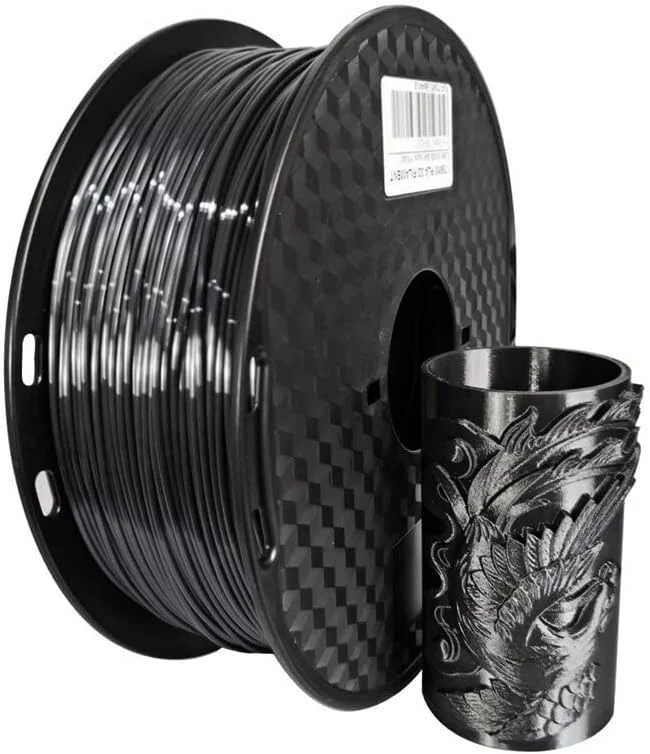 فیلامنت پرینتر سه بعدی MONKX ابریشمی PLA مشکی 1.75 میلی متر 1 کیلوگرم مواد چاپ سه بعدی سابلیمیشن