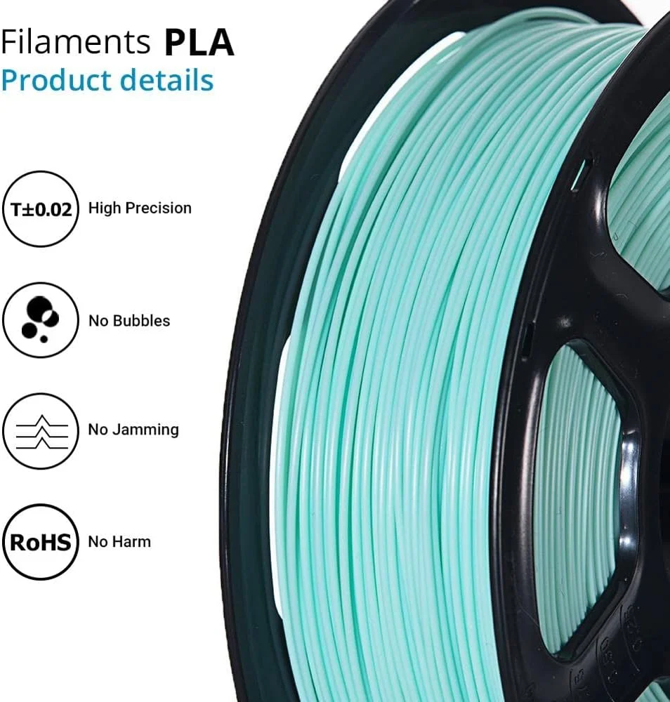 فیلامنت پلاستیکی PLA رنگ سبز نعنایی MONKX، یک کیلوگرمی، مناسب برای پرینتر سه بعدی، قطر 1.75 میلی متر، مواد و لوازم چاپ سه بعدی
