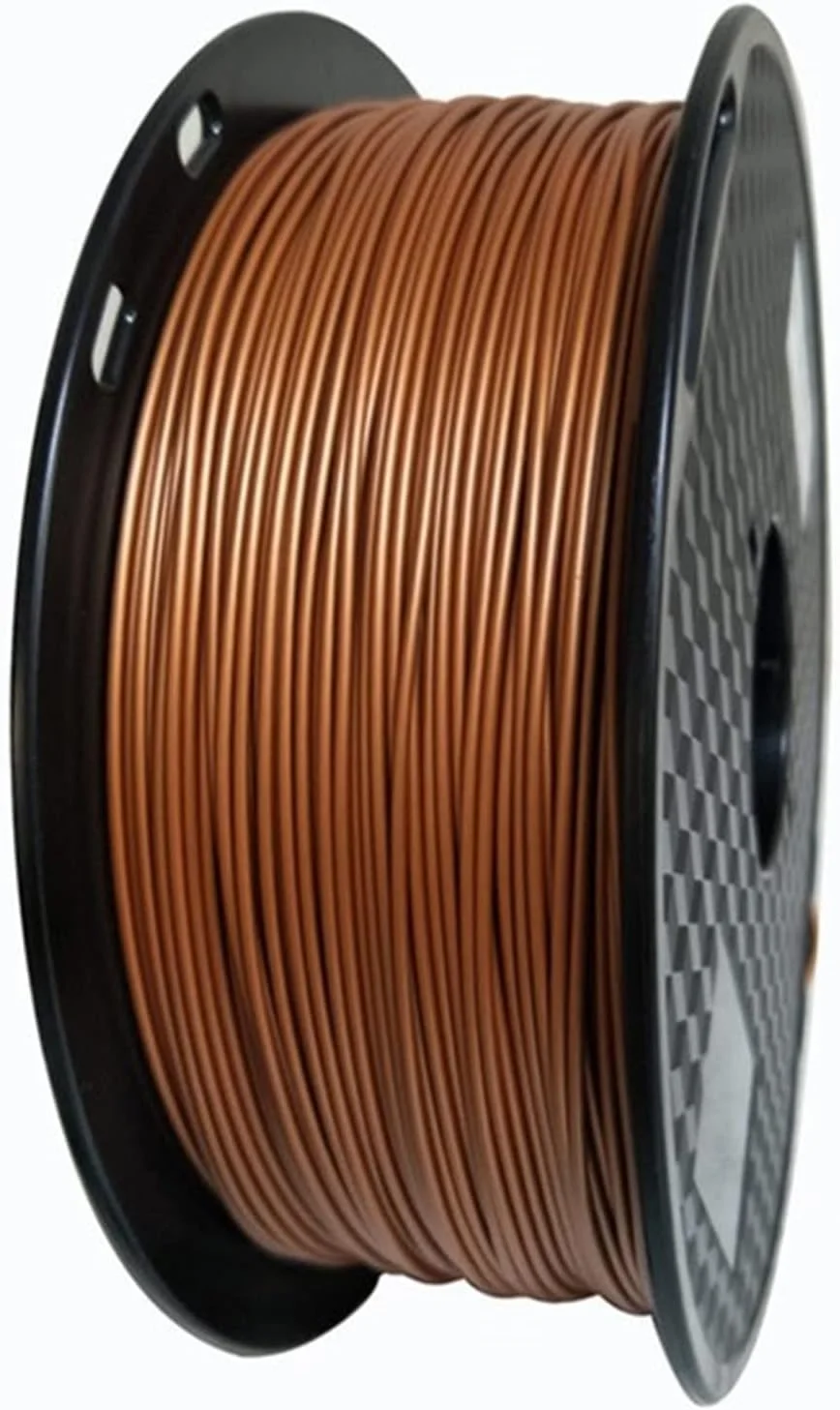 فیلامنت پرینتر سه بعدی PLA با بافت فلزی 1.75 میلی‌متری، 1 کیلوگرم/اسپول - طلایی، نقره‌ای، مسی، برنزی (رنگ: مسی 1 کیلوگرم)