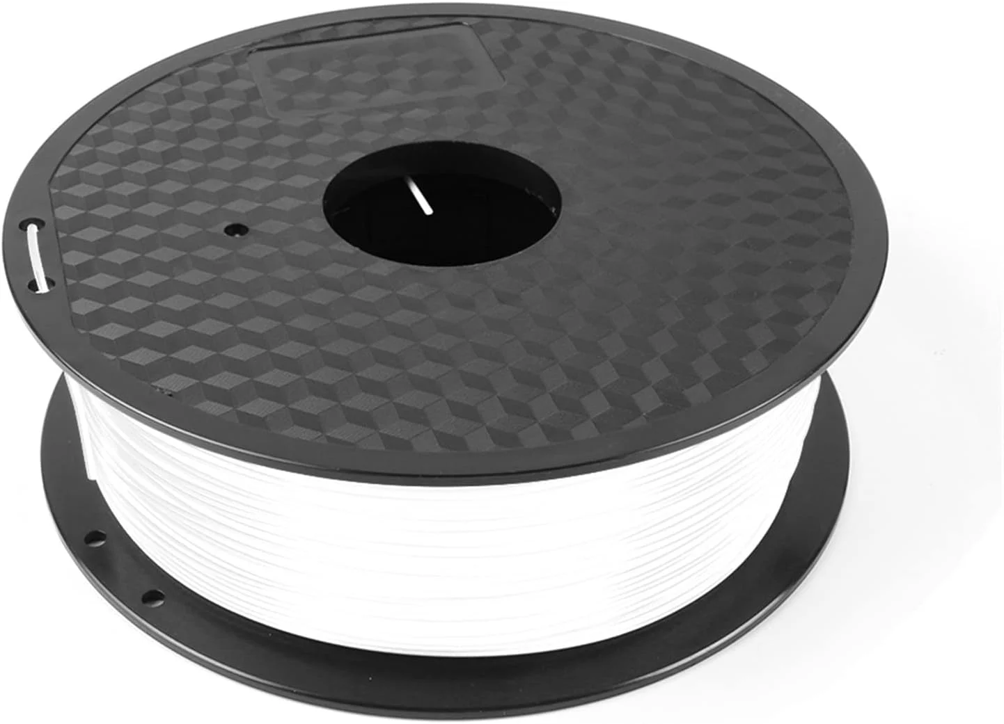 فیلامنت پرینتر سه بعدی PLA 1.75mm یک کیلوگرم سفید طرح سنگ مرمر، متریال سیم برای پرینت سه بعدی (رنگ: 1KG-PLA-سفید)