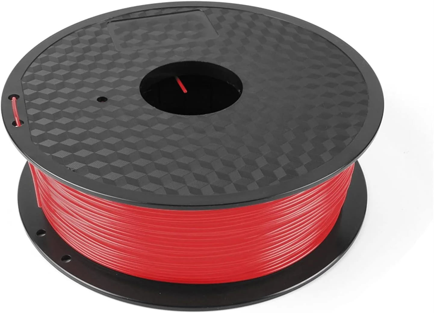 فیلامنت پرینتر سه بعدی PLA 1.75mm یک کیلوگرم سفید طرح سنگ مرمر، جنس سیم برای پرینت سه بعدی (رنگ: قرمز یک کیلوگرم PLA)