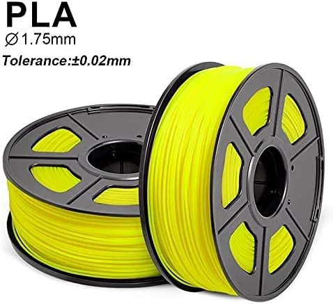 فیلامنت PLA زرد پرینتر سه بعدی MONKX با وزن 250 گرم و قطر 1.75 میلی متر، مواد پلاستیکی چاپ سه بعدی، لوازم جانبی قلم اکسترودر