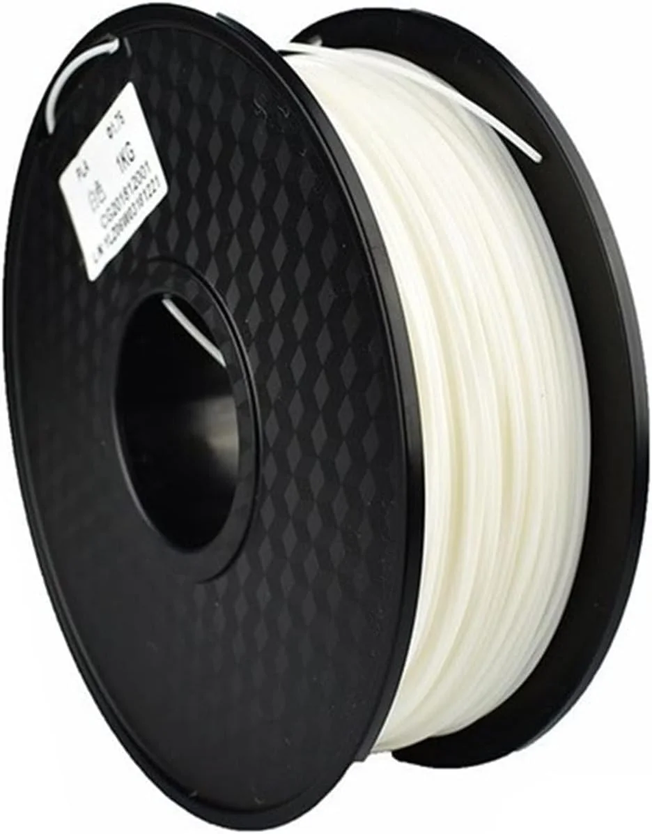 فیلامنت PLA پرینتر سه بعدی 250 گرمی 1.75 میلی متری، مواد پلاستیکی، لوازم جانبی قلم اکسترودر (رنگ: سفید)