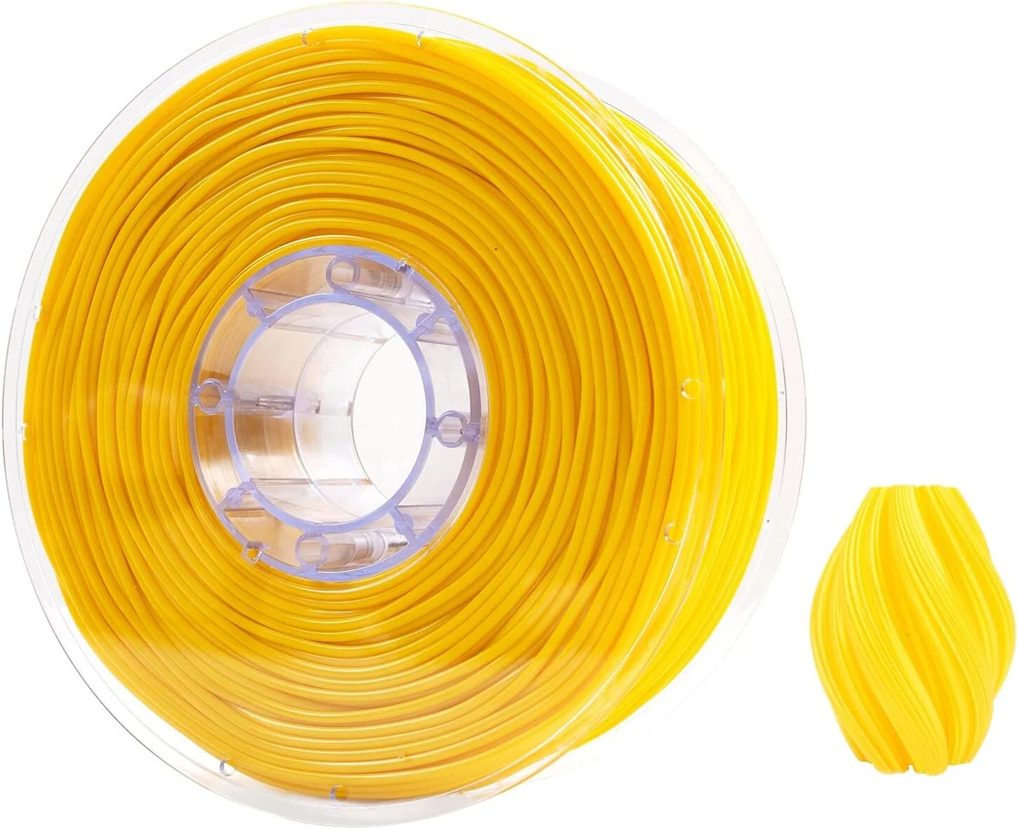 فیلامنت پرینتر سه بعدی 1 کیلوگرمی با قطر 2.85 میلی متر، مواد مصرفی لاستیکی انعطاف پذیر (رنگ: زرد)