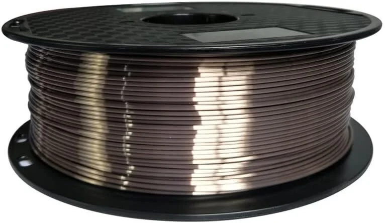 فیلامنت پرینتر سه بعدی PLA ابریشمی طلایی رز MONKX، قطر 1.75 میلی متر، 1 کیلوگرم، مواد چاپ فلزی