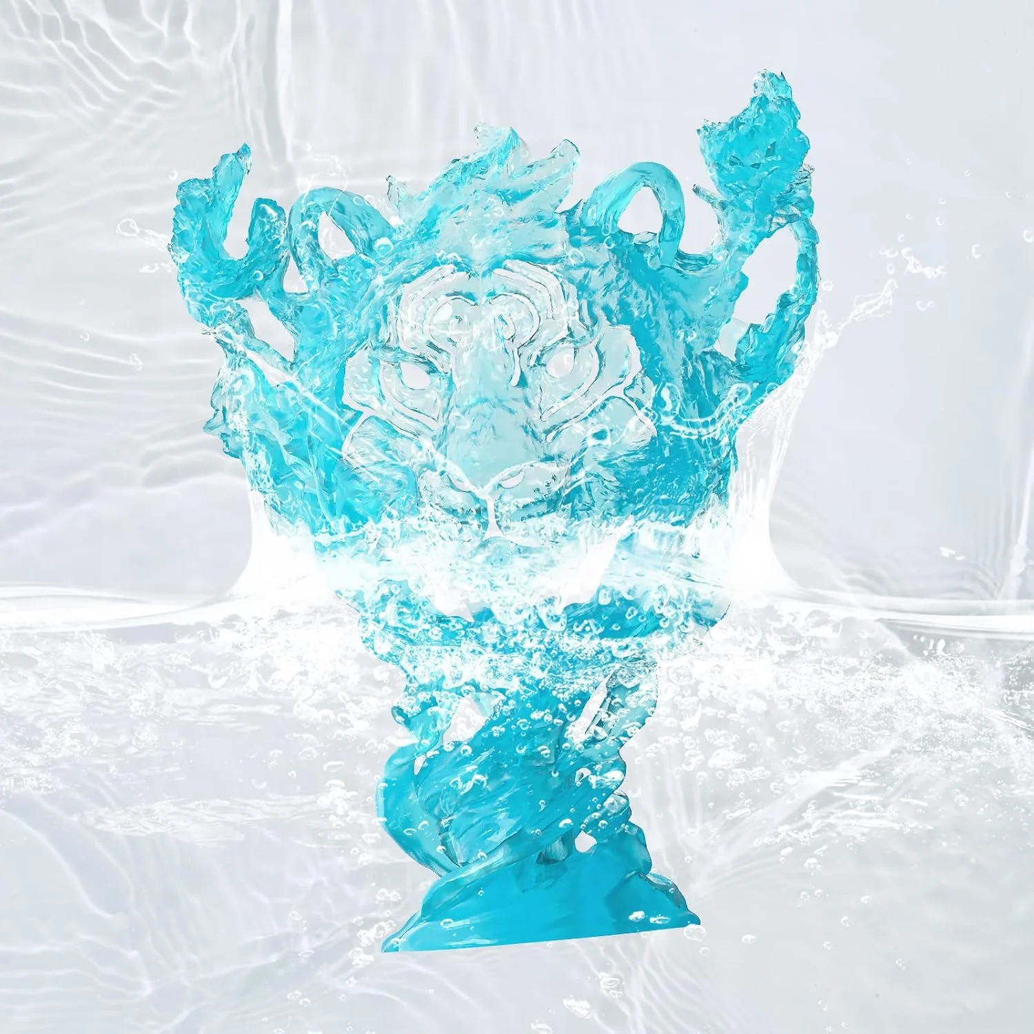 رزین قابل شستشو با آب Deeplee ELEGOO برای پرینتر سه بعدی 405 نانومتری، خشک شدن سریع، فوتوپلیمر UV، تمیز کردن آسان، دقت بالا، بوی کم، چاپ سه بعدی LCD، آبی روشن 1000 گرم